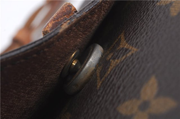 Auth Louis Vuitton Monogram Saint Cloud PM Shoulder Cross Bag M51244 LV 4213D