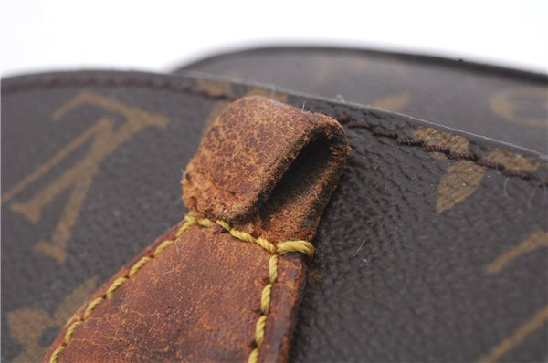 Auth Louis Vuitton Monogram Saint Cloud PM Shoulder Cross Bag M51244 LV 4213D