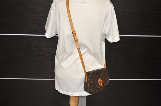 Auth Louis Vuitton Monogram Saint Cloud PM Shoulder Cross Bag M51244 LV 4213D