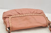 Authentic FENDI Selleria Vintage Shoulder Hand Bag Purse Leather Pink 4215I