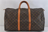 Authentic LOUIS VUITTON Monogram Keepall 50 Boston Bag M41426 LV 4217C