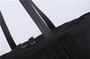 Authentic PRADA Nylon Leather Shoulder Tote Bag Black 4217D