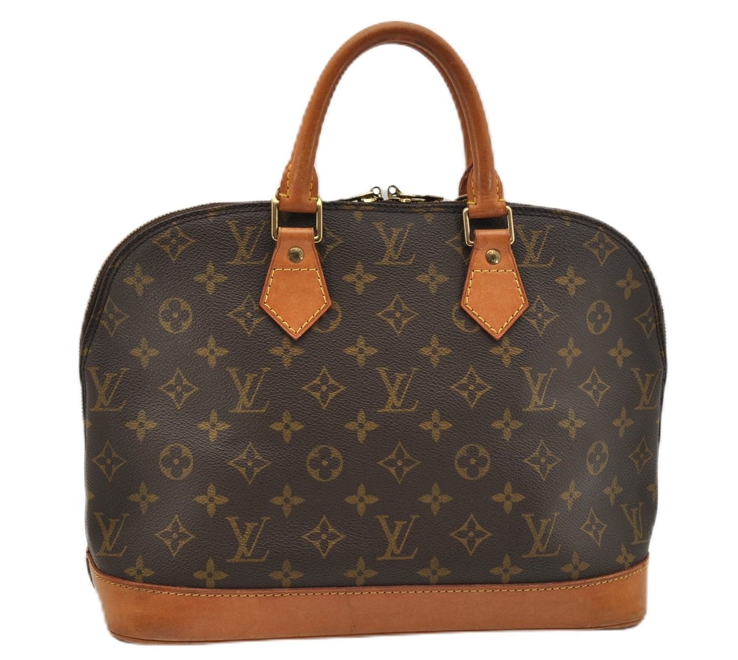 Authentic Louis Vuitton Monogram Alma Hand Bag Purse M51130 LV 4218F