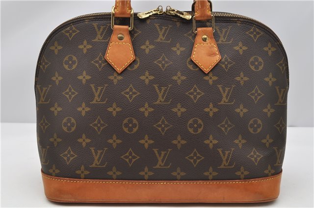 Authentic Louis Vuitton Monogram Alma Hand Bag Purse M51130 LV 4218F