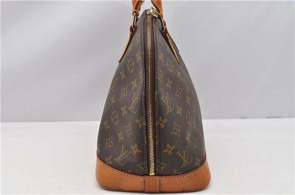 Authentic Louis Vuitton Monogram Alma Hand Bag Purse M51130 LV 4218F