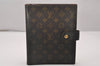 Authentic Louis Vuitton Monogram Agenda GM Notebook Cover R20106 LV 4218I