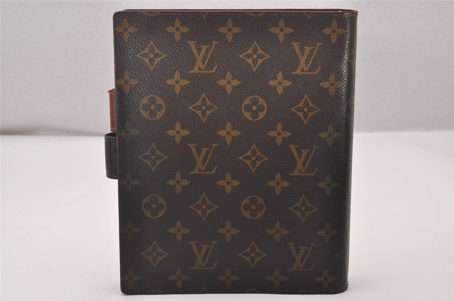 Authentic Louis Vuitton Monogram Agenda GM Notebook Cover R20106 LV 4218I