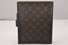 Authentic Louis Vuitton Monogram Agenda GM Notebook Cover R20106 LV 4218I