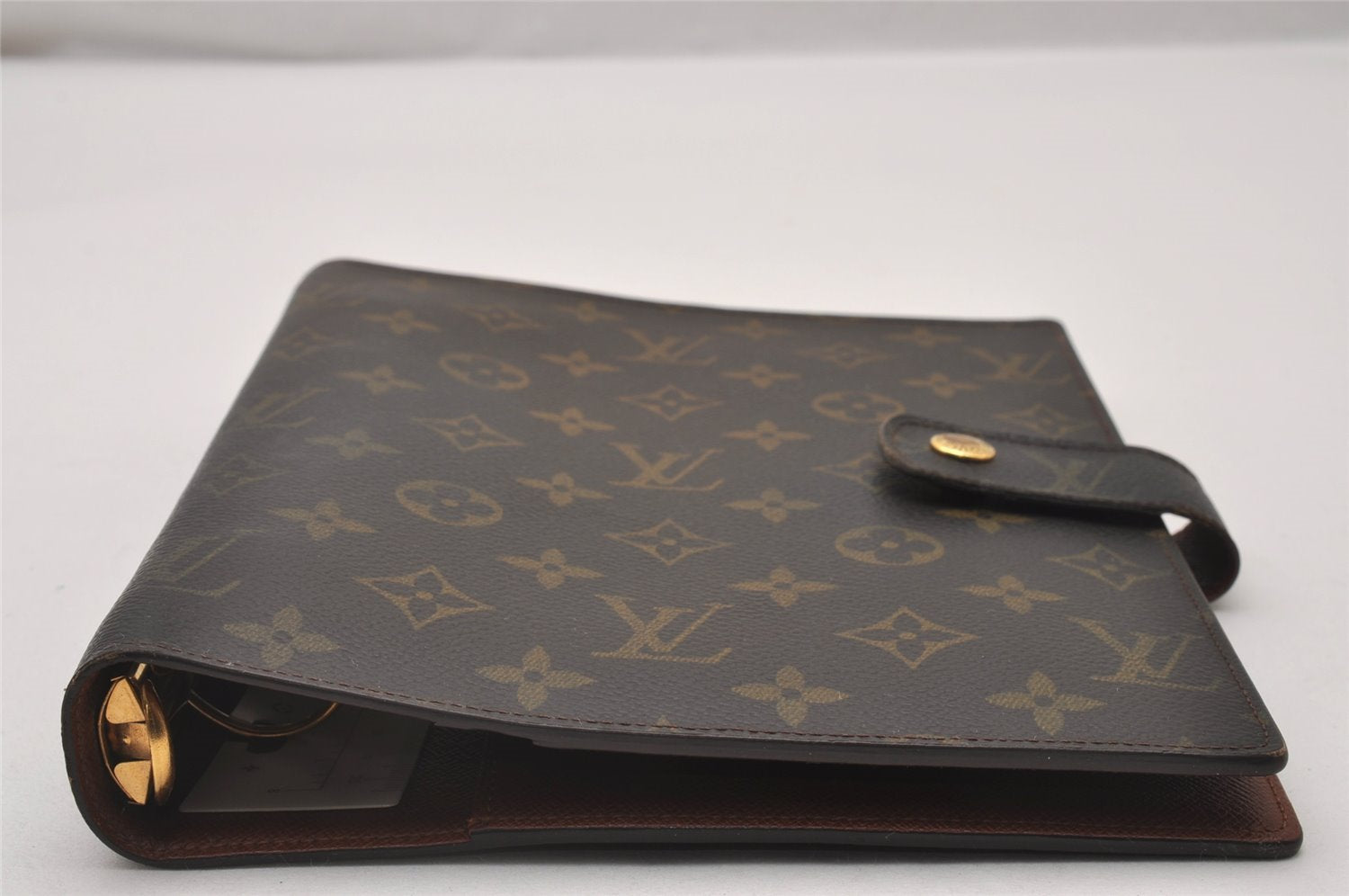 Authentic Louis Vuitton Monogram Agenda GM Notebook Cover R20106 LV 4218I