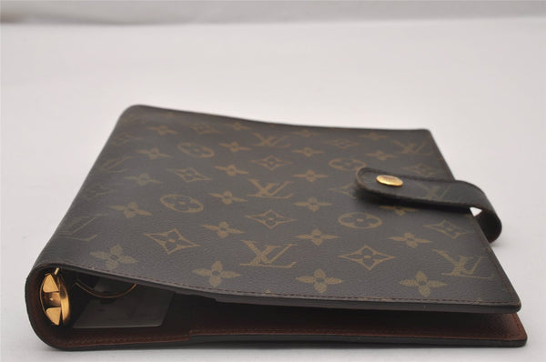 Authentic Louis Vuitton Monogram Agenda GM Notebook Cover R20106 LV 4218I