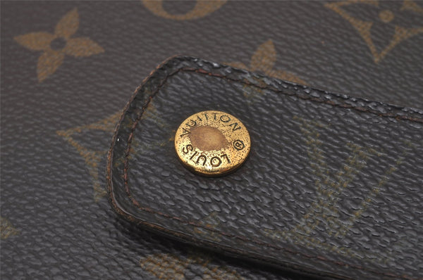 Authentic Louis Vuitton Monogram Agenda GM Notebook Cover R20106 LV 4218I