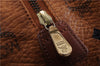 Authentic MCM Visetos Leather Vintage 2Way Shoulder Hand Boston Bag Brown 4219E