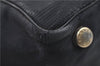 Authentic CHANEL New Travel Line Shoulder Tote Bag Nylon Leather Black 4220D