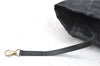 Authentic CHANEL New Travel Line Shoulder Tote Bag Nylon Leather Black 4220D