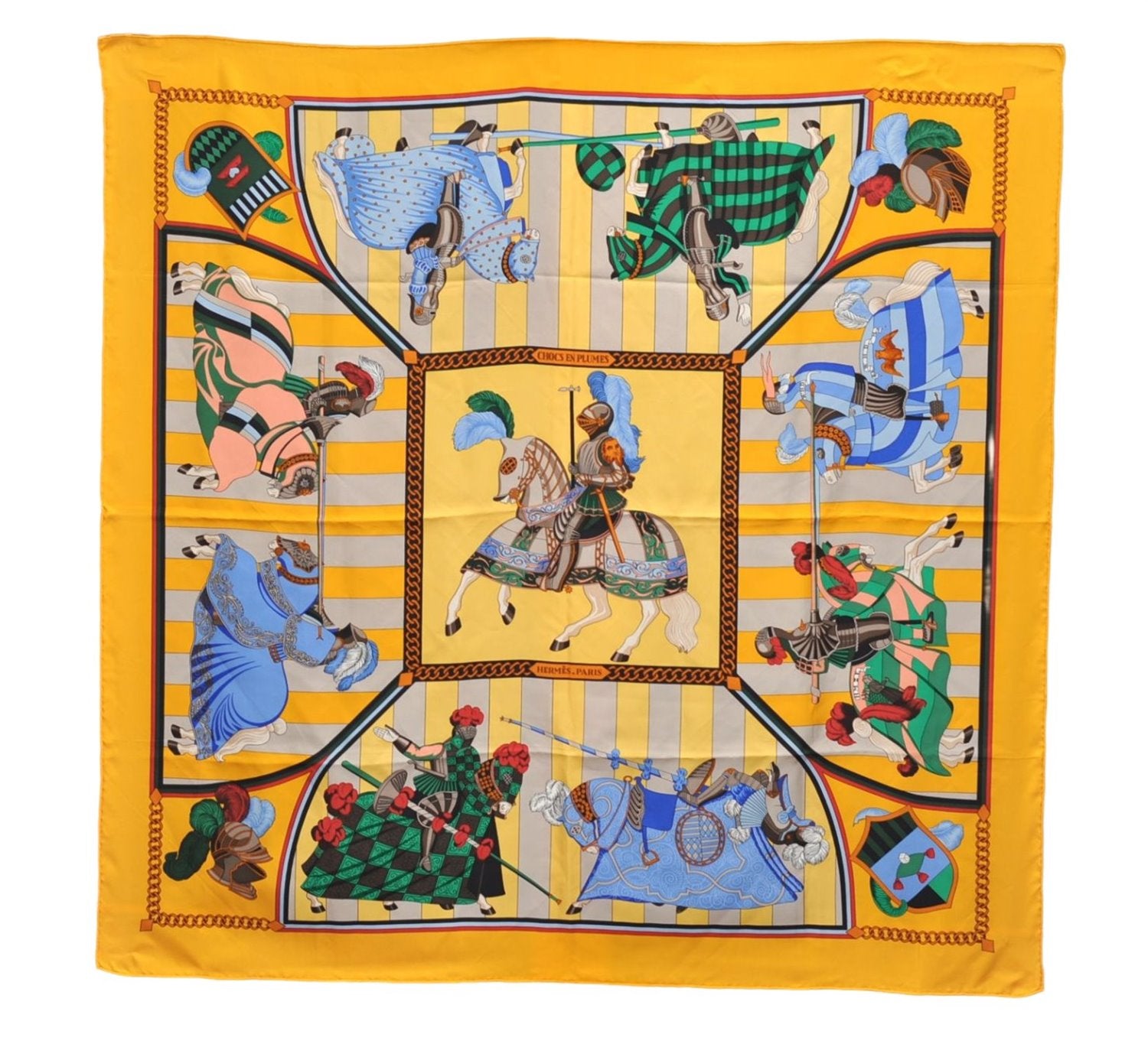 Authentic HERMES Carre 90 Scarf 