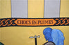 Authentic HERMES Carre 90 Scarf "CHOCS EN PLUMES" Silk Yellow 4220E