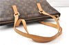 Authentic Louis Vuitton Monogram Cabas Mezzo Shoulder Tote Bag M51151 LV 4220F