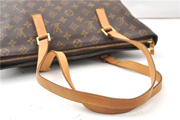 Authentic Louis Vuitton Monogram Cabas Mezzo Shoulder Tote Bag M51151 LV 4220F