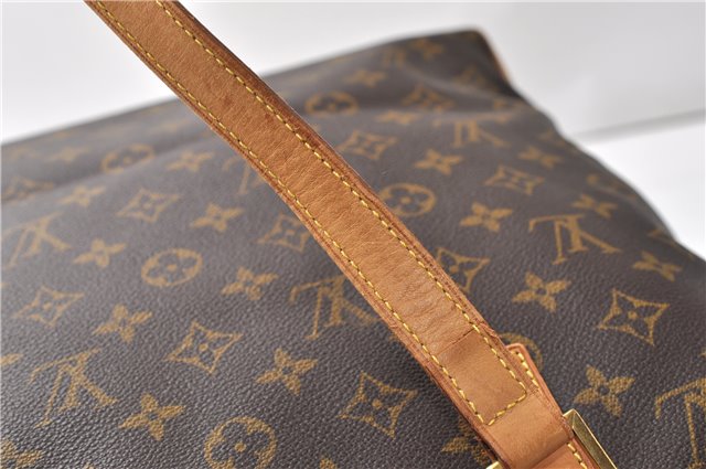 Authentic Louis Vuitton Monogram Cabas Mezzo Shoulder Tote Bag M51151 LV 4220F