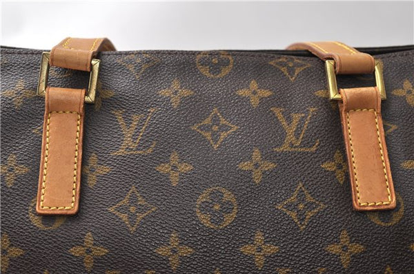 Authentic Louis Vuitton Monogram Cabas Mezzo Shoulder Tote Bag M51151 LV 4220F