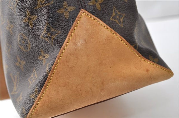 Authentic Louis Vuitton Monogram Cabas Mezzo Shoulder Tote Bag M51151 LV 4220F