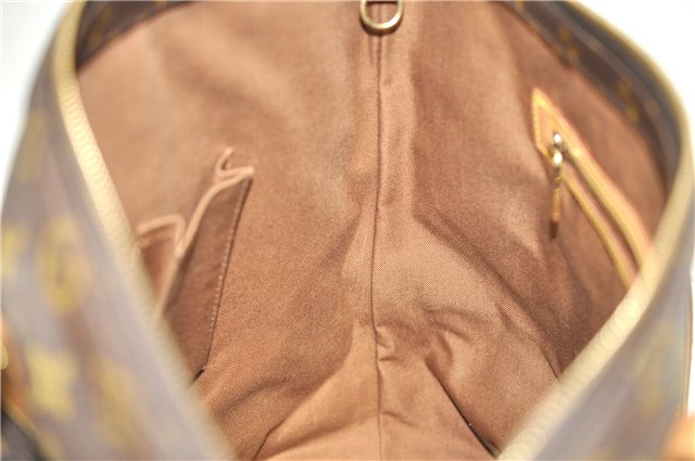 Authentic Louis Vuitton Monogram Cabas Mezzo Shoulder Tote Bag M51151 LV 4220F