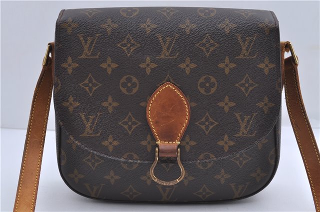 Auth Louis Vuitton Monogram Saint Cloud GM Shoulder Cross Bag M51242 LV 4221D