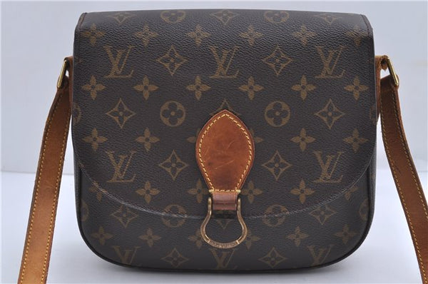 Auth Louis Vuitton Monogram Saint Cloud GM Shoulder Cross Bag M51242 LV 4221D
