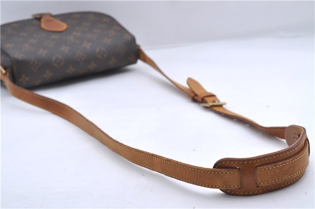 Auth Louis Vuitton Monogram Saint Cloud GM Shoulder Cross Bag M51242 LV 4221D