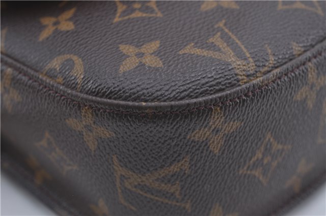 Auth Louis Vuitton Monogram Saint Cloud GM Shoulder Cross Bag M51242 LV 4221D