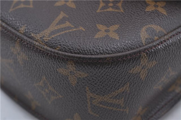 Auth Louis Vuitton Monogram Saint Cloud GM Shoulder Cross Bag M51242 LV 4221D