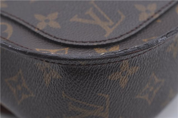 Auth Louis Vuitton Monogram Saint Cloud GM Shoulder Cross Bag M51242 LV 4221D