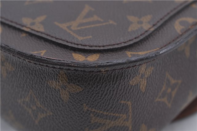 Auth Louis Vuitton Monogram Saint Cloud GM Shoulder Cross Bag M51242 LV 4221D