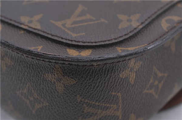 Auth Louis Vuitton Monogram Saint Cloud GM Shoulder Cross Bag M51242 LV 4221D