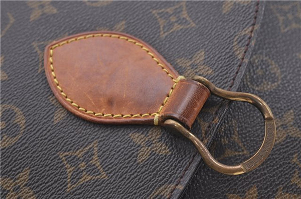 Auth Louis Vuitton Monogram Saint Cloud GM Shoulder Cross Bag M51242 LV 4221D