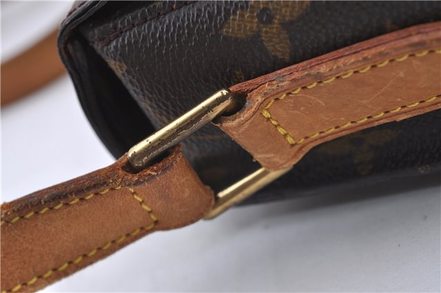 Auth Louis Vuitton Monogram Saint Cloud GM Shoulder Cross Bag M51242 LV 4221D