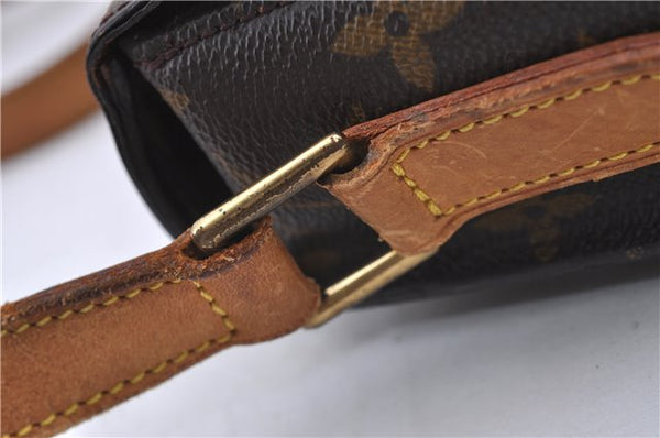 Auth Louis Vuitton Monogram Saint Cloud GM Shoulder Cross Bag M51242 LV 4221D