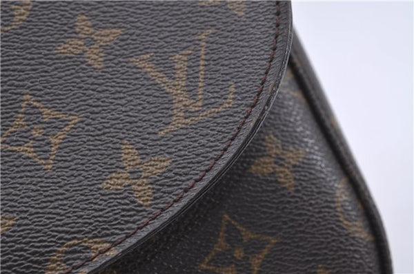 Auth Louis Vuitton Monogram Saint Cloud GM Shoulder Cross Bag M51242 LV 4221D