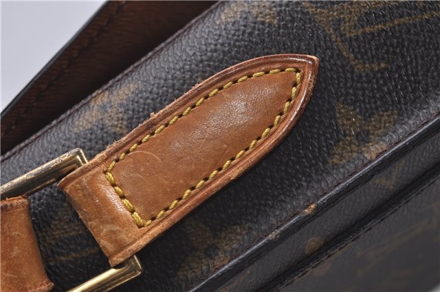 Auth Louis Vuitton Monogram Saint Cloud GM Shoulder Cross Bag M51242 LV 4221D