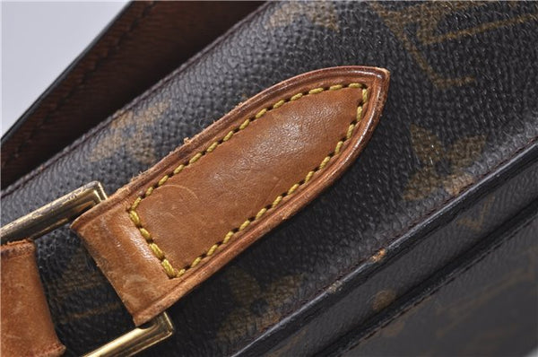 Auth Louis Vuitton Monogram Saint Cloud GM Shoulder Cross Bag M51242 LV 4221D