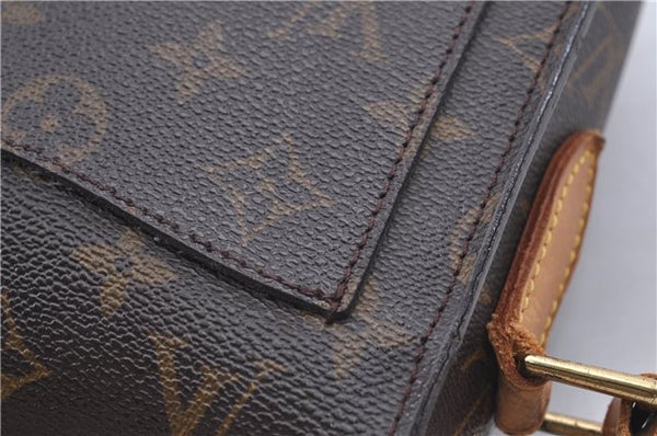 Auth Louis Vuitton Monogram Saint Cloud GM Shoulder Cross Bag M51242 LV 4221D