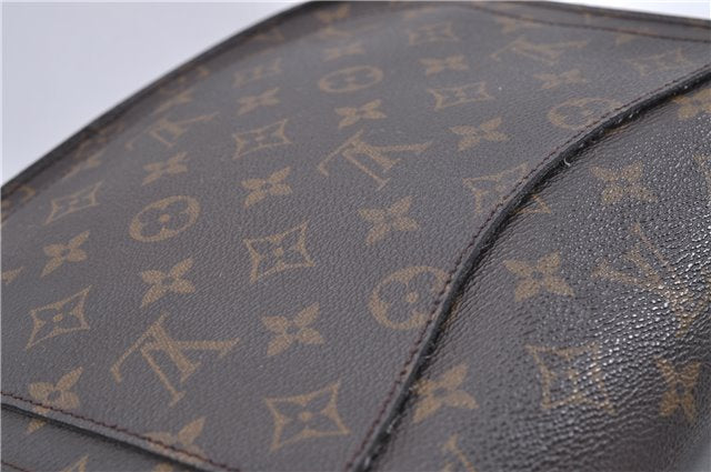 Auth Louis Vuitton Monogram Saint Cloud GM Shoulder Cross Bag M51242 LV 4221D