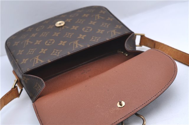 Auth Louis Vuitton Monogram Saint Cloud GM Shoulder Cross Bag M51242 LV 4221D