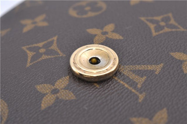 Auth Louis Vuitton Monogram Saint Cloud GM Shoulder Cross Bag M51242 LV 4221D