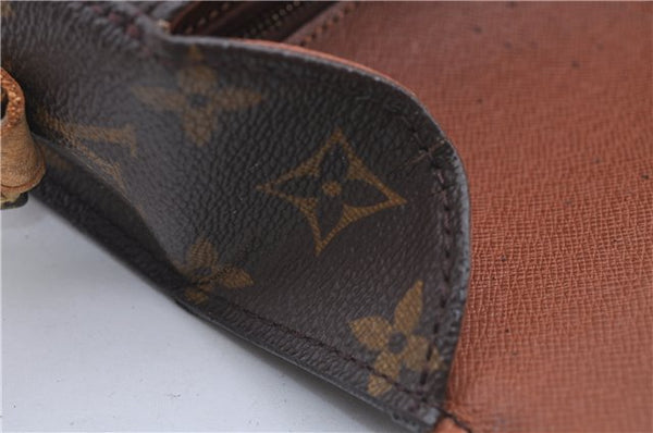 Auth Louis Vuitton Monogram Saint Cloud GM Shoulder Cross Bag M51242 LV 4221D