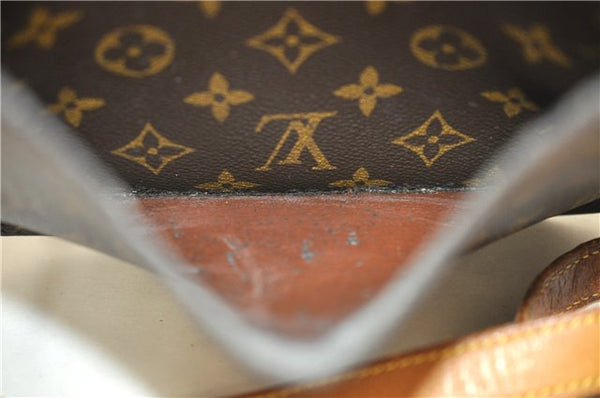 Auth Louis Vuitton Monogram Saint Cloud GM Shoulder Cross Bag M51242 LV 4221D