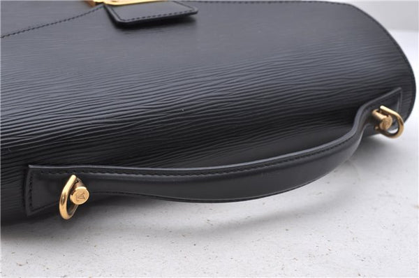 Authentic Louis Vuitton Epi Monceau 2Way Shoulder Hand Bag Black M52122 LV 4223D