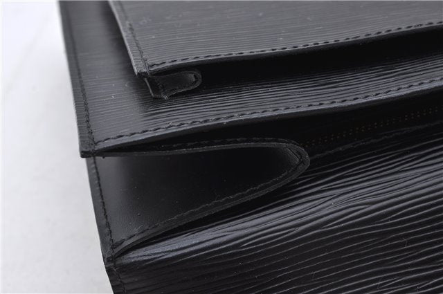 Authentic Louis Vuitton Epi Monceau 2Way Shoulder Hand Bag Black M52122 LV 4223D