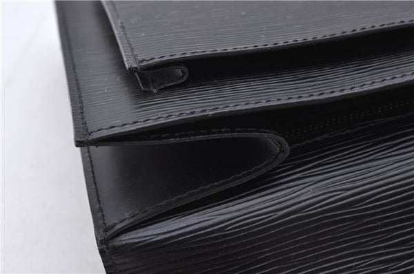 Authentic Louis Vuitton Epi Monceau 2Way Shoulder Hand Bag Black M52122 LV 4223D