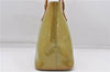 Authentic Louis Vuitton Vernis Houston Shoulder Bag M91005 Light Green LV 4224D